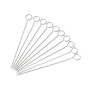 Westmark Grillbesteck Rouladennadeln 10 cm Edelstahl silber