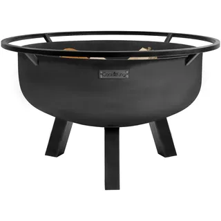 Cook King Feuerschale XXL Ø 80 cm Silber