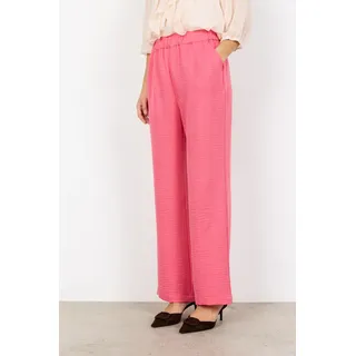 Schlupfhose SOYACONCEPT "SC-CHARISSA 3-C", Damen, Gr. XL, N-Gr, rapture rose, Web, Obermaterial: 100% Polyester, unifarben, lang, Hosen Schlupfhose
