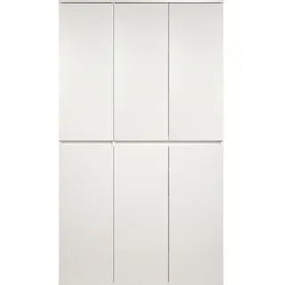 trendteam Nevada Mehrzweckschrank 111 x 191 x 34 cm Weiß
