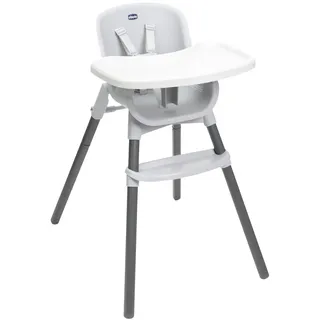 Chicco Zest Kinderhochstuhl für Babys ab 6 Monaten bis 40kg, Leichter Hochstuhl mit verstellbarer Höhe und abnehmbarem Tablett, 5-Punkt-Gürtel, wiegt nur 4,5 kg, Kompakt verstaubar, Modernes Design