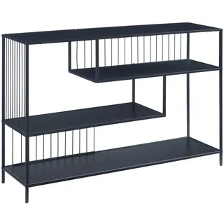 [en.casa] Oxelösund Beistelltisch 33x80x120 cm Schwarz