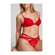 Hunkemöller String Merle Rot, M