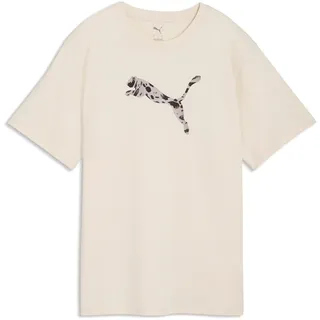 Puma ESS Graphic Animal Relaxed Tee Weiß S