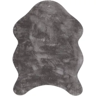 Paco Home Pelt 640 Fellteppich 60 x 90 cm Grau