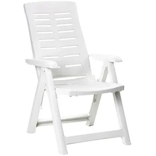 Ipae Pro Garden Multi-position Klappstuhl - White - 60 x 61 x 109 cm