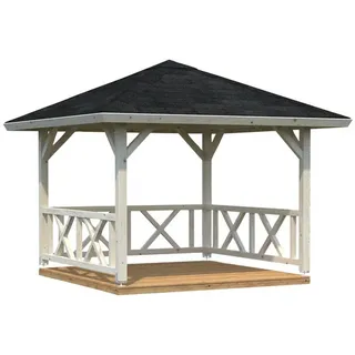 Palmako Holz-Pavillon Betty BxT: 368x368 cm transparent