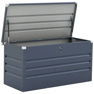 Habitat Garten Gartenschrank - Gartentruhe store Grau , Holz , 61x60x132 cm , Gartenzubehör, Geräteschränke
