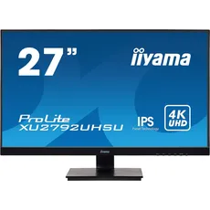 iiyama ProLite XU2792UHSU-B1 LED-Bildschirm 68,6 cm (27 Zoll) 3840 x 2160 Pixel 4K Ultra HD Schwarz (3840 x 2160 Pixel, 27"), Monitor, Schwarz