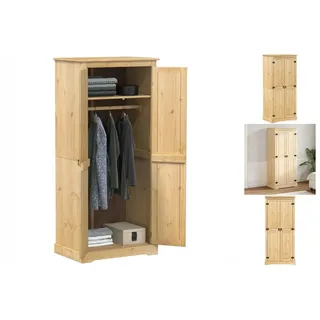 Abeba vidaXL Kleiderschrank 76x50x170 cm Massivholz Kiefer