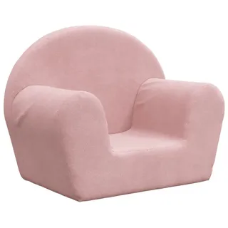Kindersofa Rosa Weicher Plüsch - Rosa, Bunt