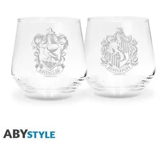 Harry Potter - 2 Glass Set Ravenclaw & Hufflepuff EUROPE x2 - Glas