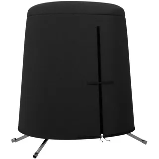 Outsunny Abdeckung Hängesessel 196 x 230 x 196 cm Schwarz