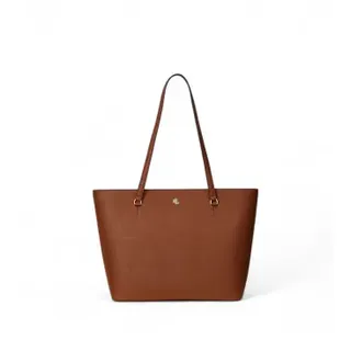 Lauren Ralph Lauren für Damen. 431924351002 Karly mittelgroße braune Crossbody-Tasche aus Leder (OSFA), Lässig