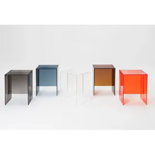 LAUFEN KARTELL Max Beam Hocker, B/T/H: 330/280/465 mm, H3893300830001, Farbe: Blau