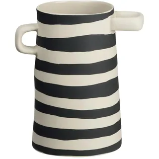 ASA 84002130 Vase, Steingut, Weiß, 17cm