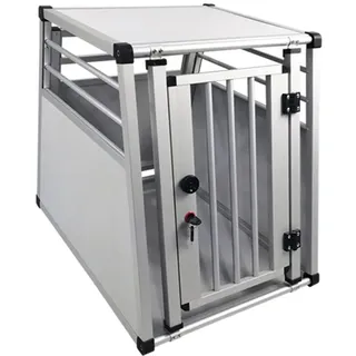 Nobby Aluminium Autotransportbox 53 x 75 x 66 cm Grau/Silber