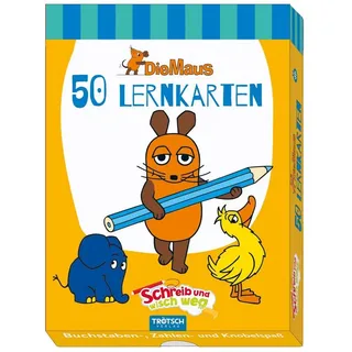 Trötsch Verlag Trötsch Die Maus Lernkarten Schreib und wisch weg mit Stift