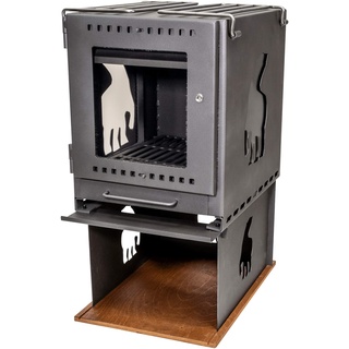 Nordisk Torden Wood Burner Set Heizung - Black - One Size