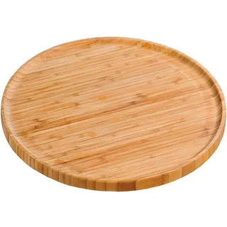 KESPER Pizzateller 32 cm, aus FSC-zertifiziertem Bambus/Holzteller/Pizzaunterlage/Pizza-Holzteller/Holzgeschirr