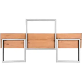 Trio Harper 1-flg. braun/schwarz Holz Metall 65 x 34,5 cm