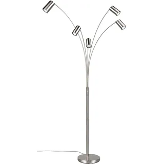 Trio Leuchten Marley 412400507, Metall Nickel matt, exkl. 5x GU10