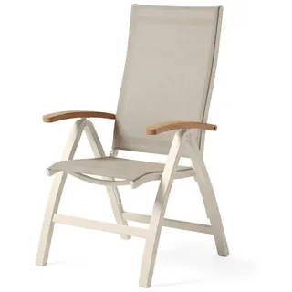 barths Best Paros Klappstuhl 62 x 67 x 110 cm beige/khaki 1 St.