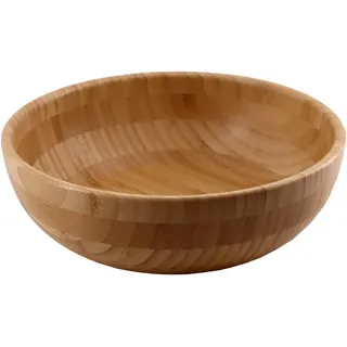Lacers PurpleLine – Salatschüssel aus Bambus-Holz | Hochwertige Bambusschale | Große Schüssel für Salate, Obst, Snacks & mehr | Umweltfreundlich & langlebig | Perfekt für Küche, Picknick & Party