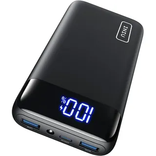 INIU Power Bank, 20000mAh 22.5W Klein Schnellladefunktion Powerbank 1 USB-C, 2 USB-A Mini Externe Handyakkus LED Display, Akkupack für iPhone 17 16 15 14 13 Xiaomi Samsung iPad Travel Camping Outdoor