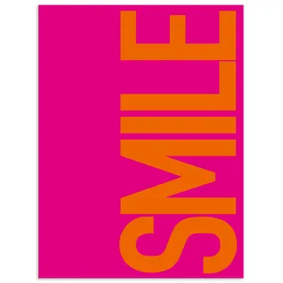 Artland "Smile" Sprüche & Texte 1 Stk. tlg. als Alubild, Leinwandbild, Poster, Wandaufkleber in verschied. Größen