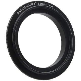 52mm to Nik Retroadapter Makro Umkehrring Ring,Kompatibilität Für Nik-F DSLR Kamera D3400 D500 D5 D7200 D810A D5500 D750 D810 D4S D3300 Df D5300 D610 D7100 D5200 D600 D3200