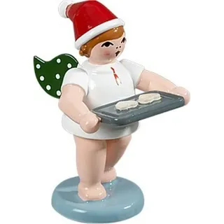 Bäckerengel Weihnachtsengel mit Backblech ohne Krone Höhe ca 6cm NEU Erzgebirge