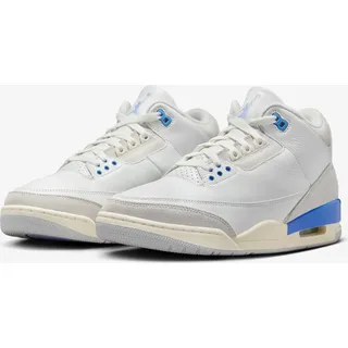 Nike Air Jordan 3 Retro "Lucky Shorts Blue" Blau, Größe: 43 - Blau