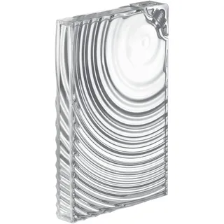 Guzzini - On The Go, Taschenflasche Ripples - Transparent, 14.8 x 3 x h21 cm - 29340000