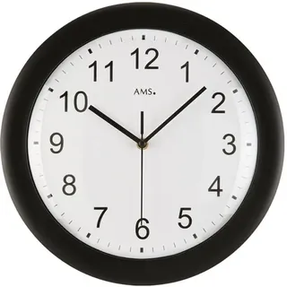 AMS Funk-Wanduhr 30,0 cm 5935 schwarz/weiß
