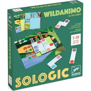 DJECO Taschenspiel Sologic - Wildanimo