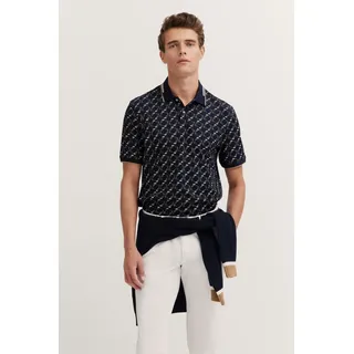 bugatti Poloshirt mit Stretchfunktion