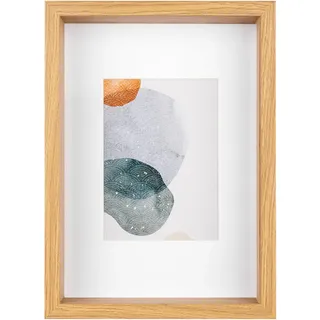 walther design Bilderrahmen Shape 3D FSC-Holzrahmen 21x29,7cm, Eiche, HNX130E