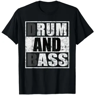 Drum und Bass Rum und Arsch T-Shirt, Herren, Schwarz, XL