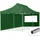 Faltpavillon 6 x 3 m inkl. 2 Seitenteile Dunkelgrün