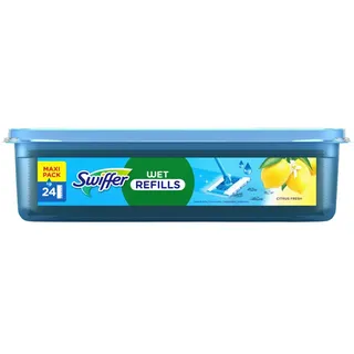 Swiffer WET REFILLS Feuchte Bodentücher Mikrofaser, 24 St.