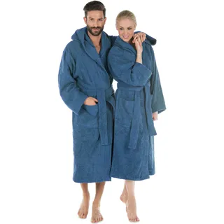 CELINATEX Bademantel Blau S