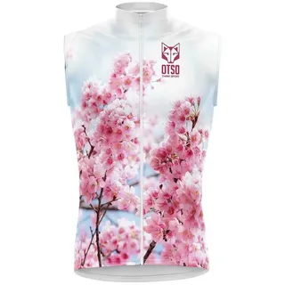 Otso Almon Blossom Weste - White / Pink - XL