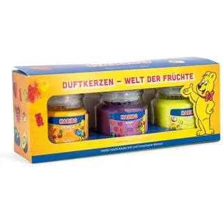 Haribo Duftkerze Frucht Power 3er Set