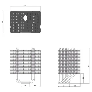 Thermalright Macho Rev.B CPU-Kühler mit Lüfter