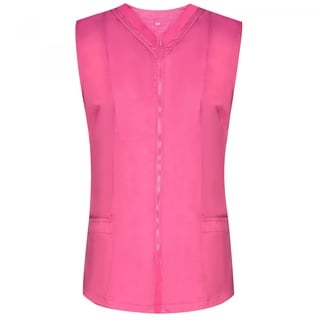 MISEMIYA - Arbeitskleidung Frau OHNE ÄRMEL WEIß/SCHWARZ UNIFORM KLINIK Krankenhaus Reinigung TIERARZT Gesundheit GASTGEWERBE Ref-818 - Large, Rosa 22