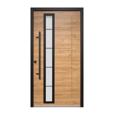 Splendoor Haustür ThermoSpace Paris Prime Woodeffect 100 cm x 210 cm Anschlag Li