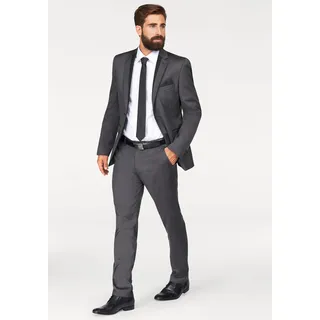 Bruno Banani Krawatte Set, mit Einstecktuch, 2 Stk. inklusive Einstecktuch, schwarz,