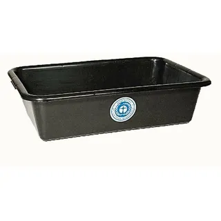 Vielzweckkasten 65x40x18cm schwarz Kunststoff Box Kiste Korb Multizweck Lagerung