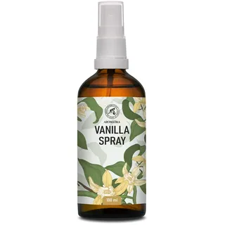 Vanille Aromaspray 100ml - Aromatherapie Raumspray - Vanille Spray zur Aromatisierung der Luft - Raumnebel - Kissen- und Leinenspray - Duftspray - Vanille Raumduft